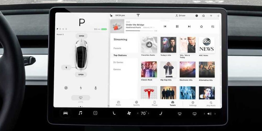 Tesla Model S und X: Gangwahl per Touchscreen