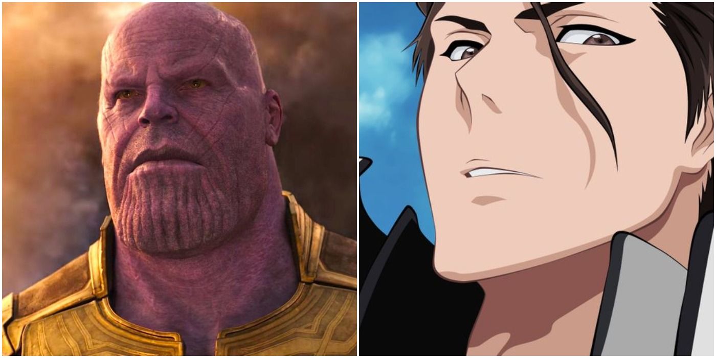 MCU's Thanos and Aizen from Bleach