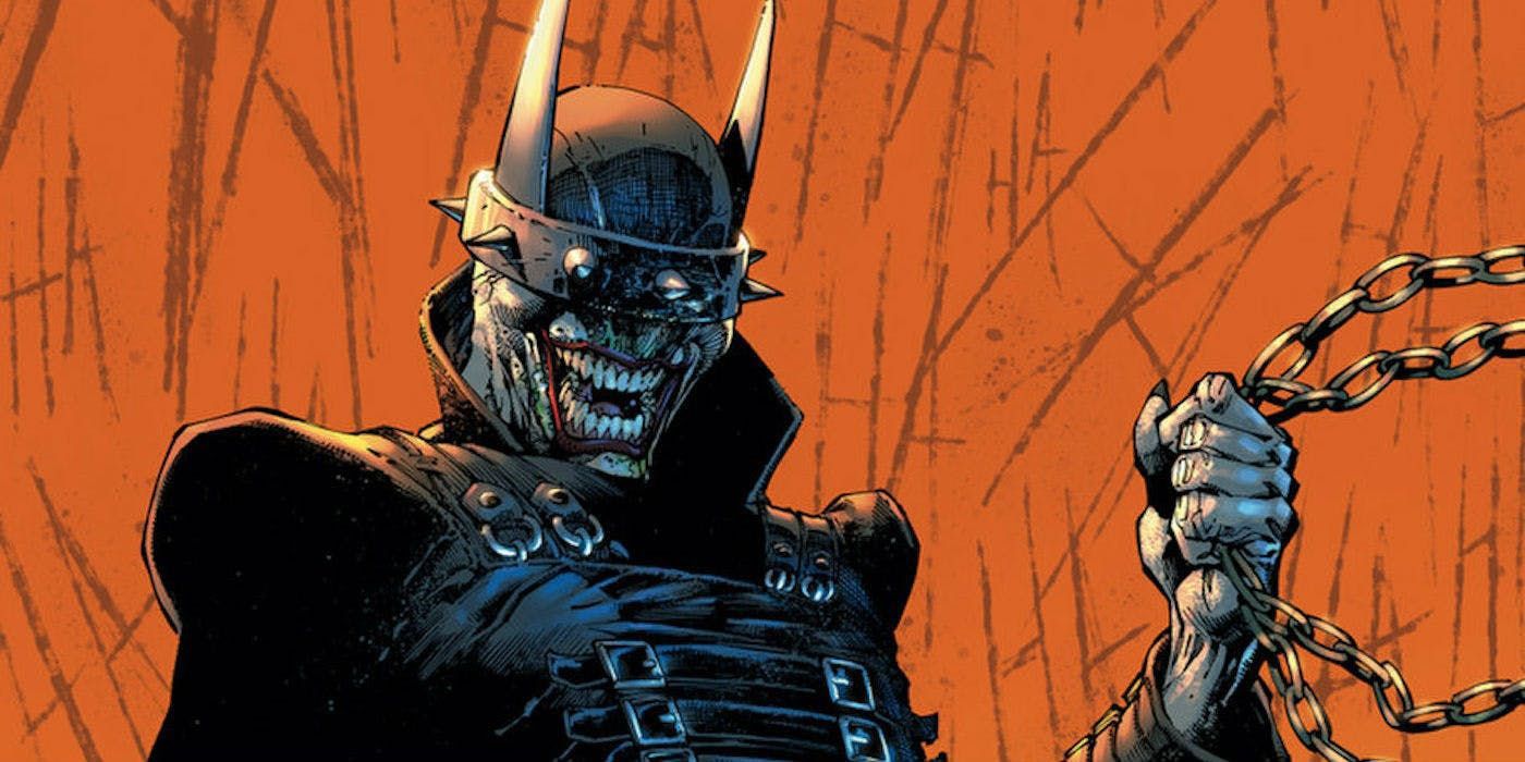 The Batman Who Laughs preparing to attack.