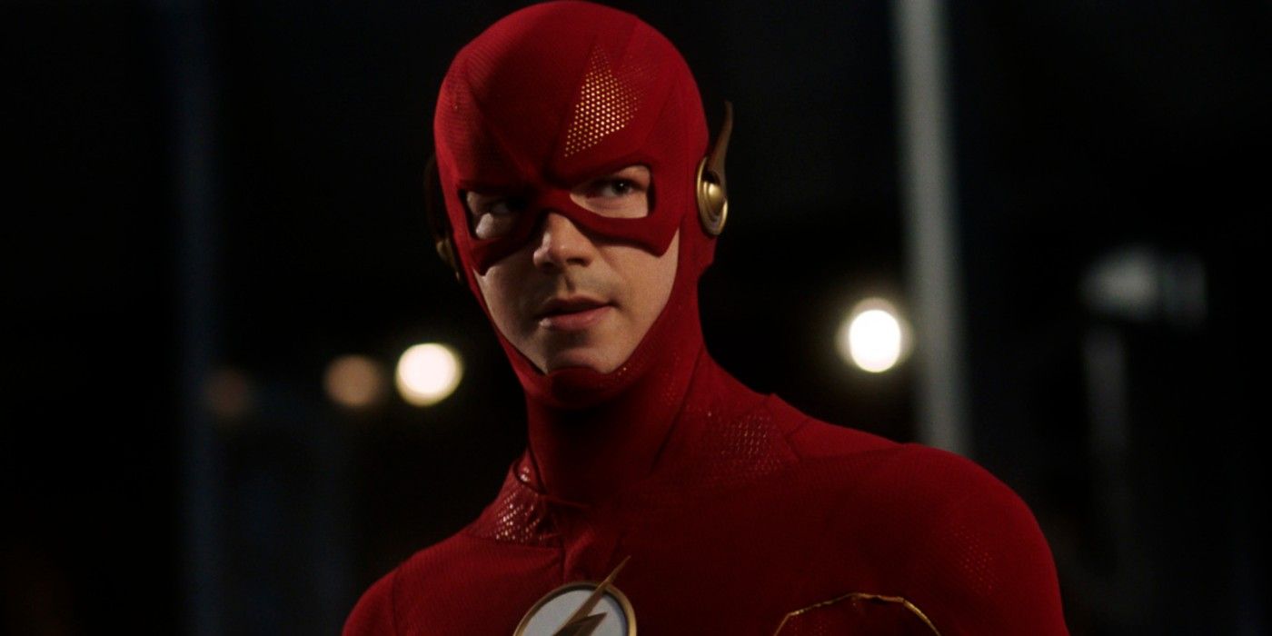 Barry in his Flash suit in The Flash