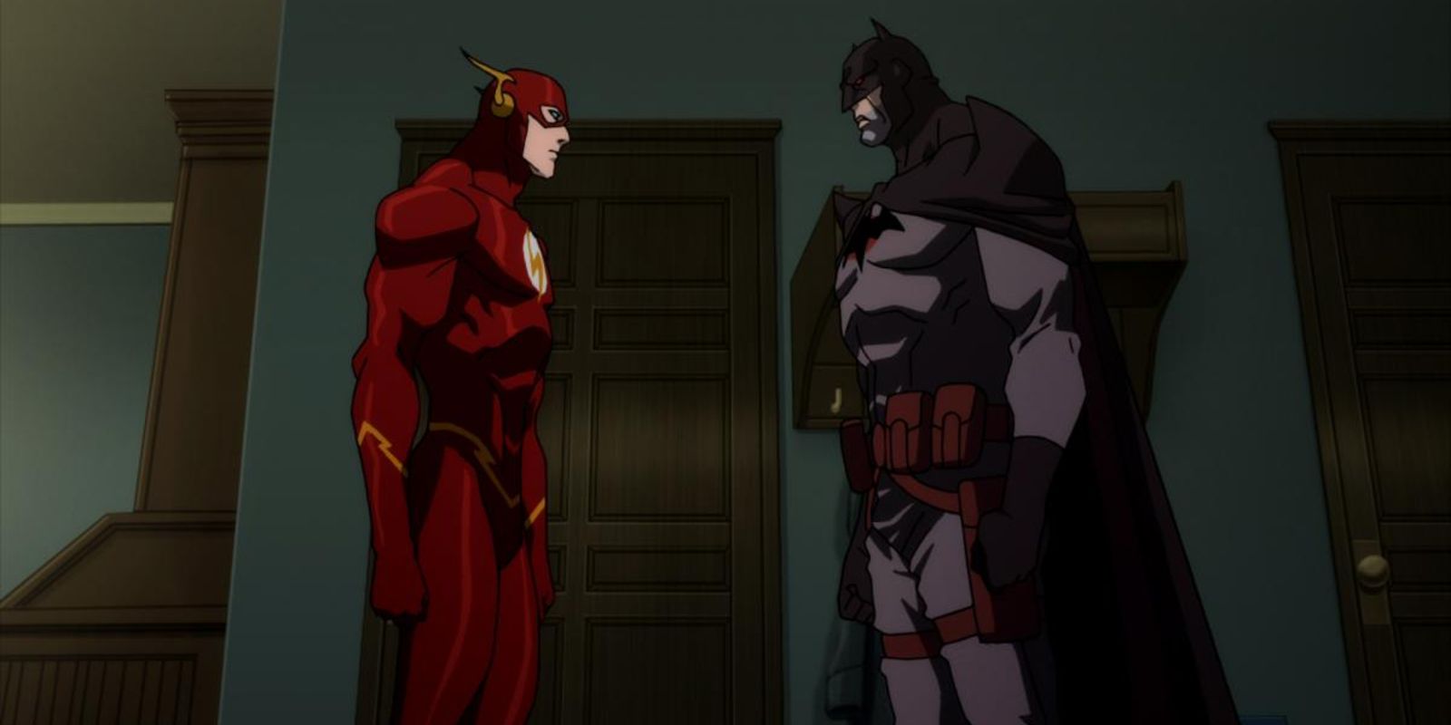 The Flash Speaking With Thomas Wayne Batman Justice League The Flashpoint