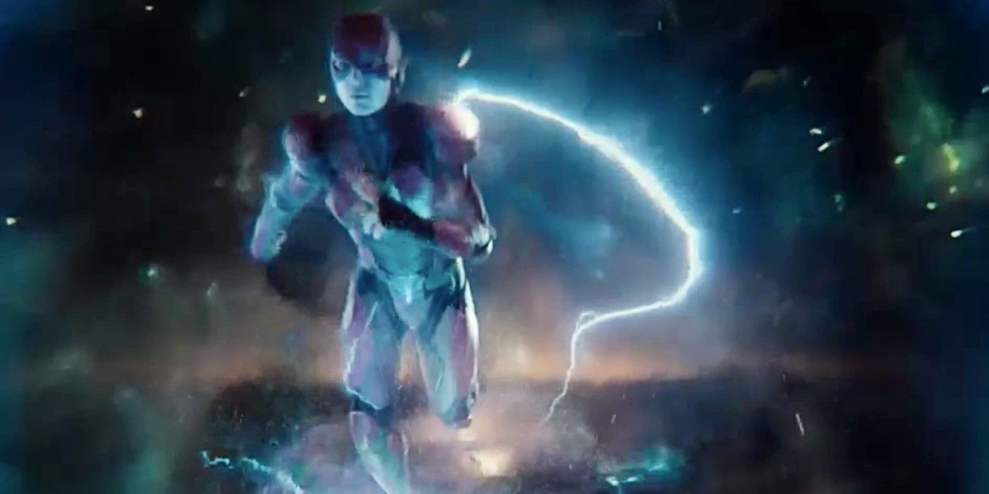 In Justice League, Snyder cuts the spark that enters the speed force