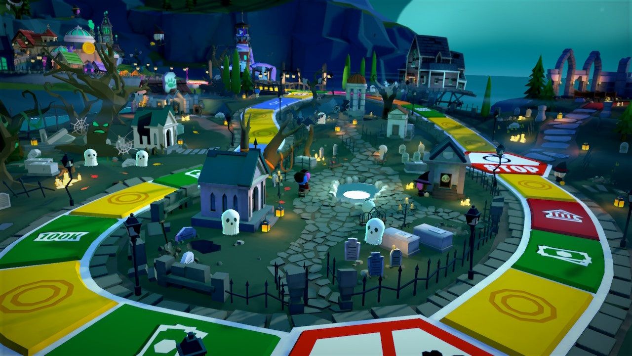 The Haunted Kingdom map in The Game of Life 2.
