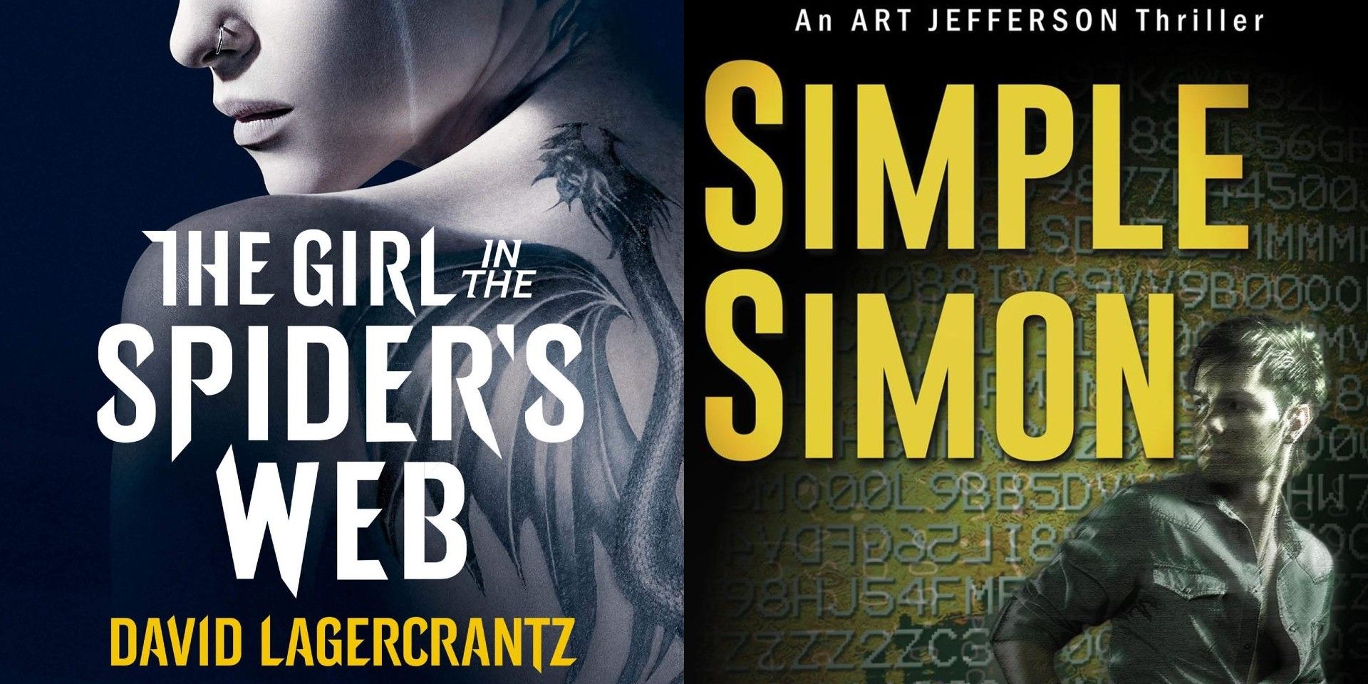 The Girl In The Spider's Web by David Lagercrantz; Simple Simon by Ryne Douglas Pearson