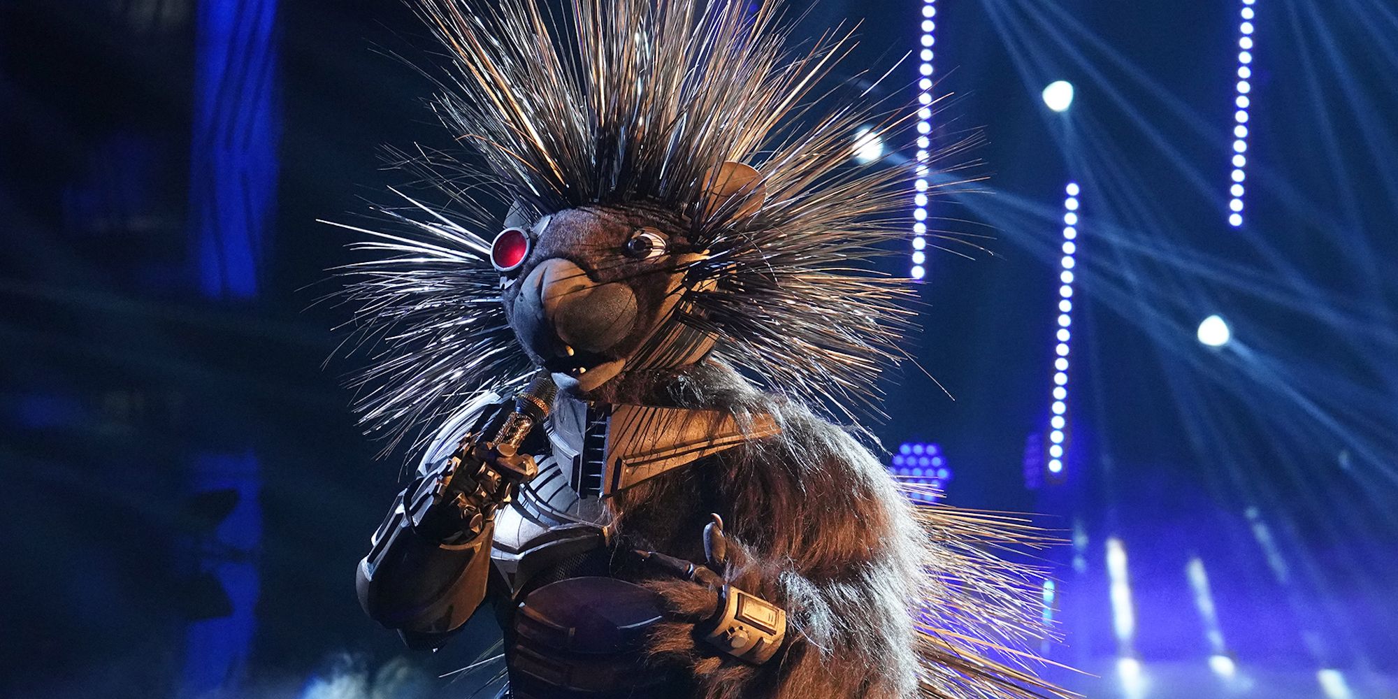 Robopine performing on The Masked Singer