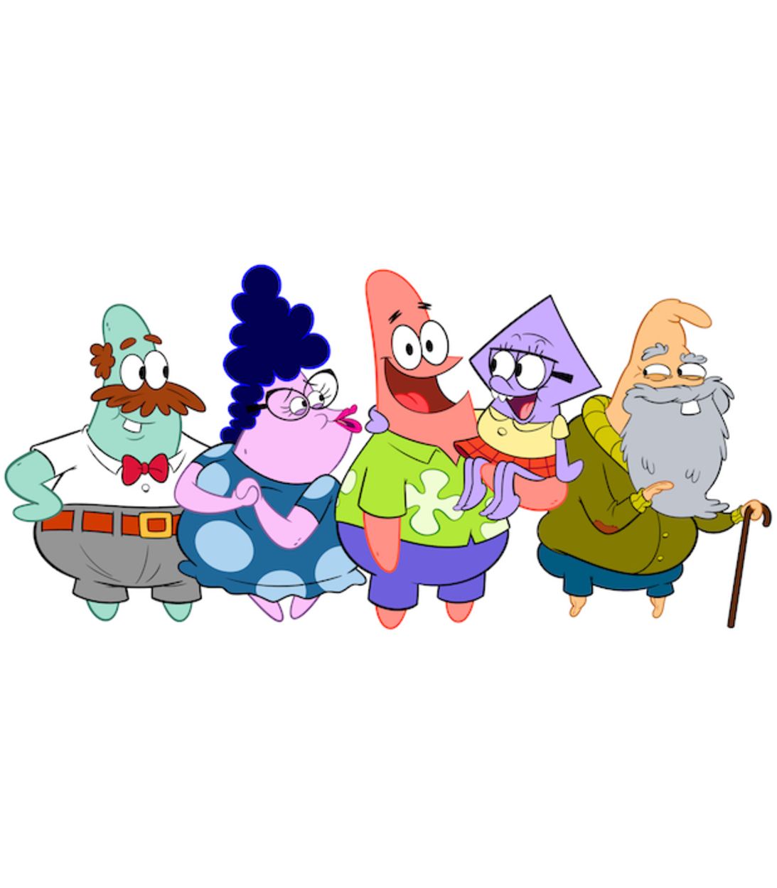 The Patrick Star Show Characters Vertical