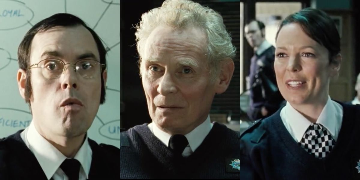 Introductions of police squad in Hot Fuzz