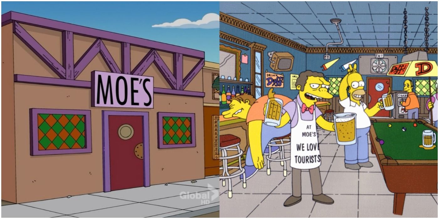 The Simpsons: 10 Hidden Details You Missed About Moe's Tavern