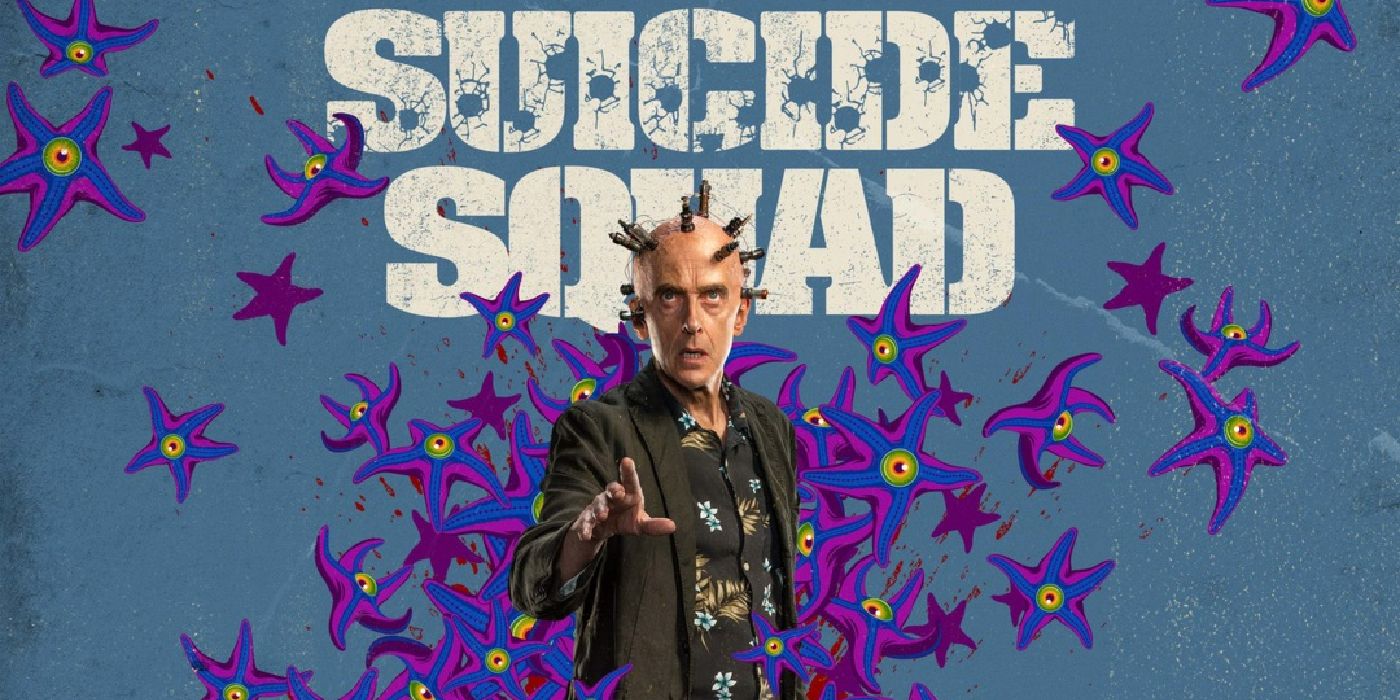The Suicide Squad Peter Capaldi The Thinker Starro Poster Header