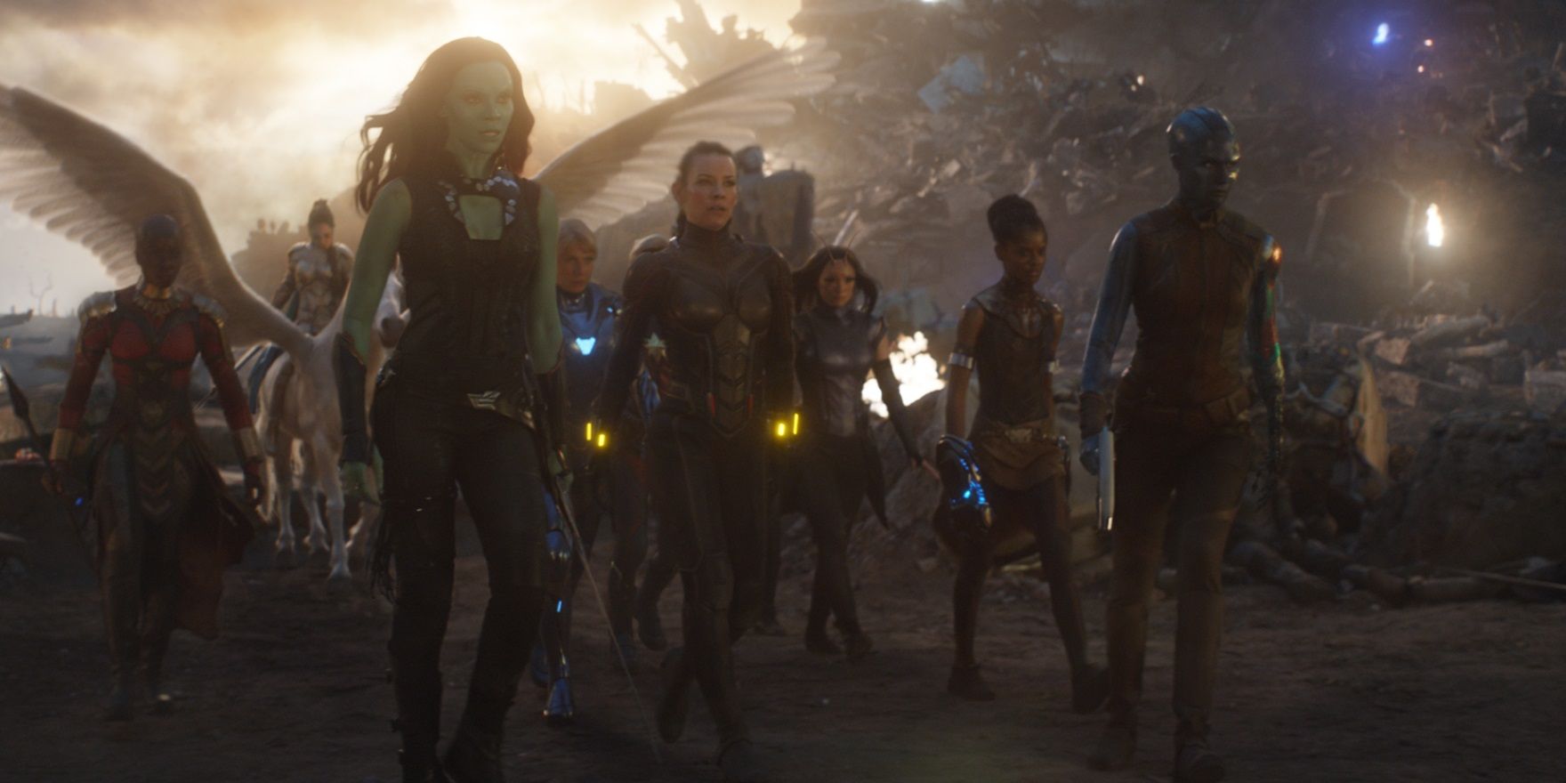 The female heroes assemble in Avengers Endgame 1