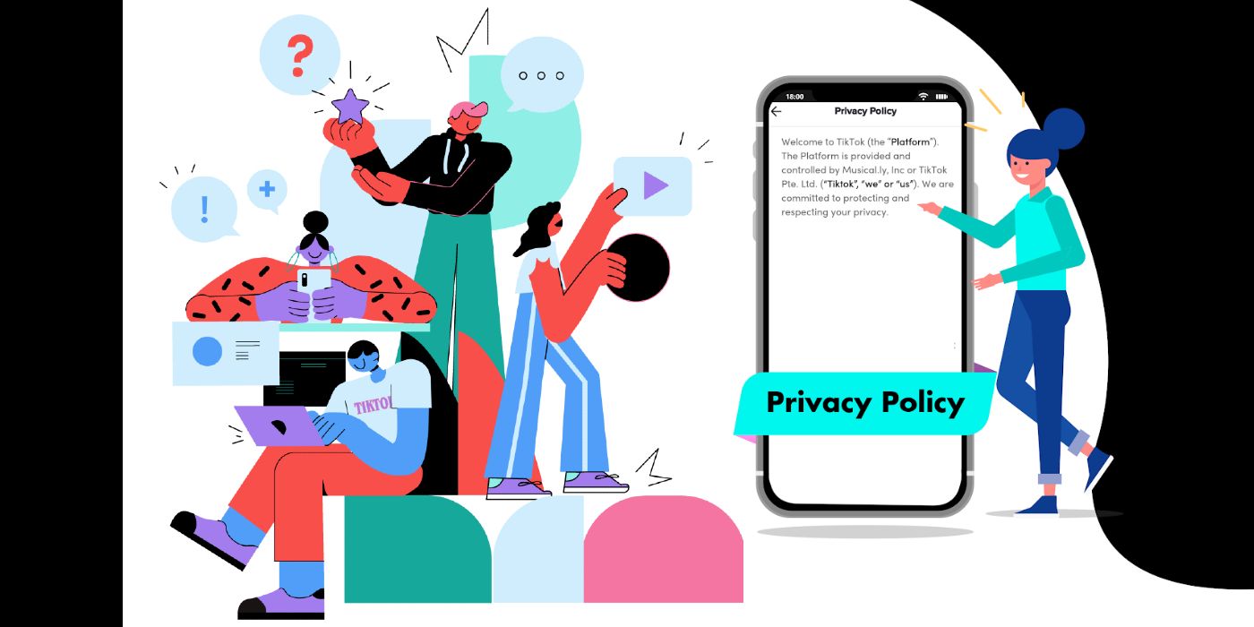 TikTok privacy graphic