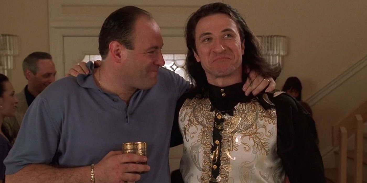 Tony welcomes Furio to the DiMeo Crime Family in The Sopranos