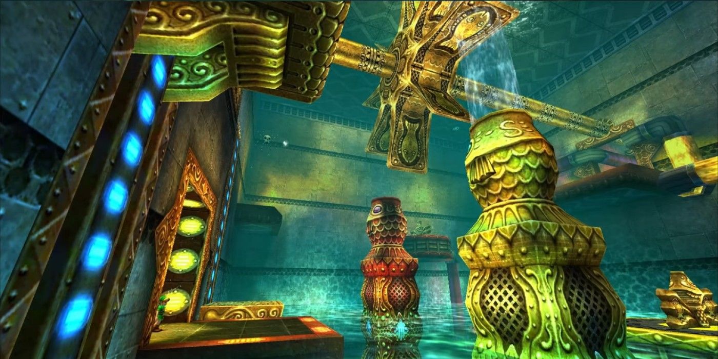The Great Bay Temple in Legend of Zelda Majoras Mask