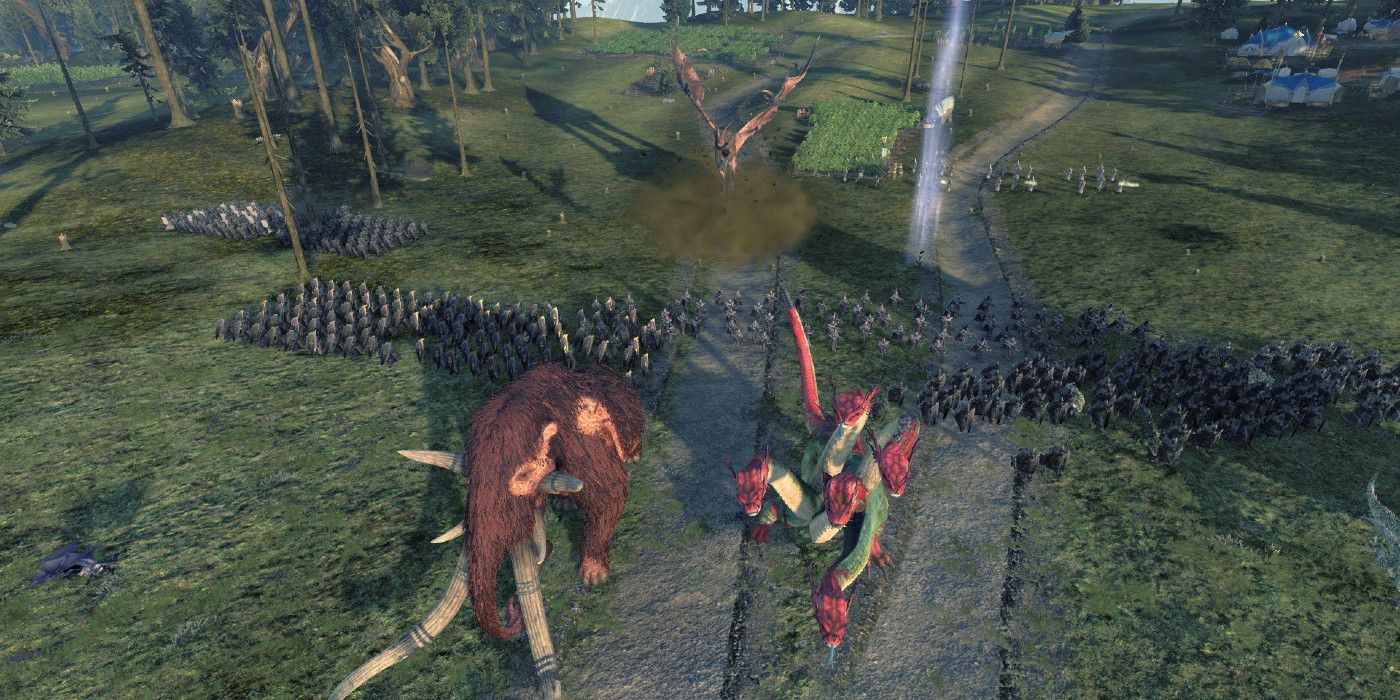 Total War Warhammer 2 Mammoth and Hydra