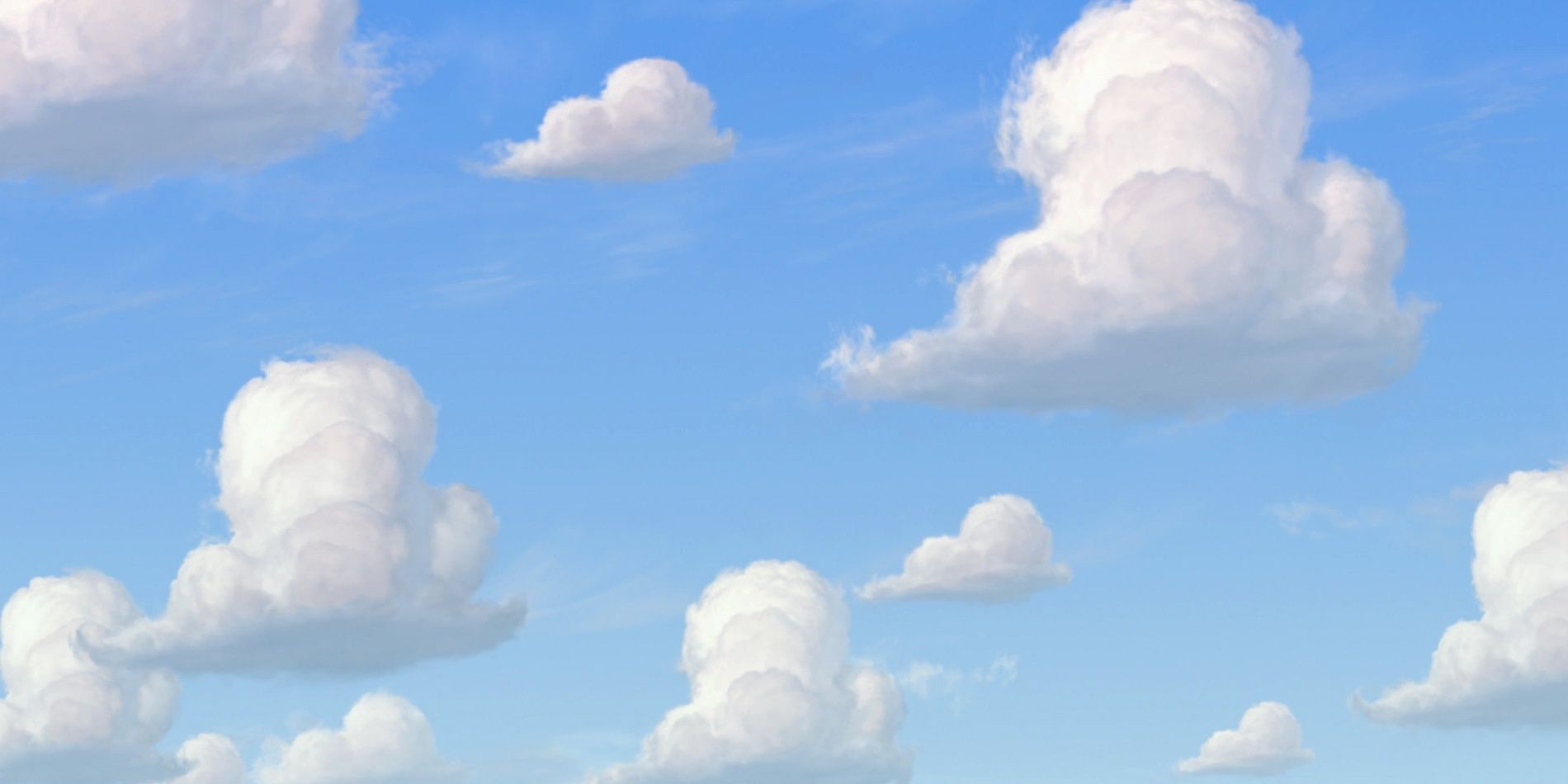 Toy Story 3 clouds, the final shot