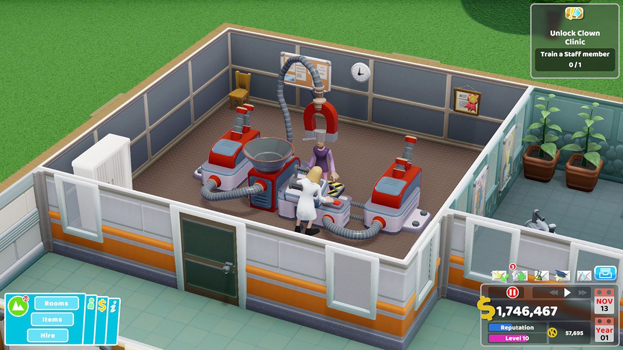 Two Point Hospital Machine