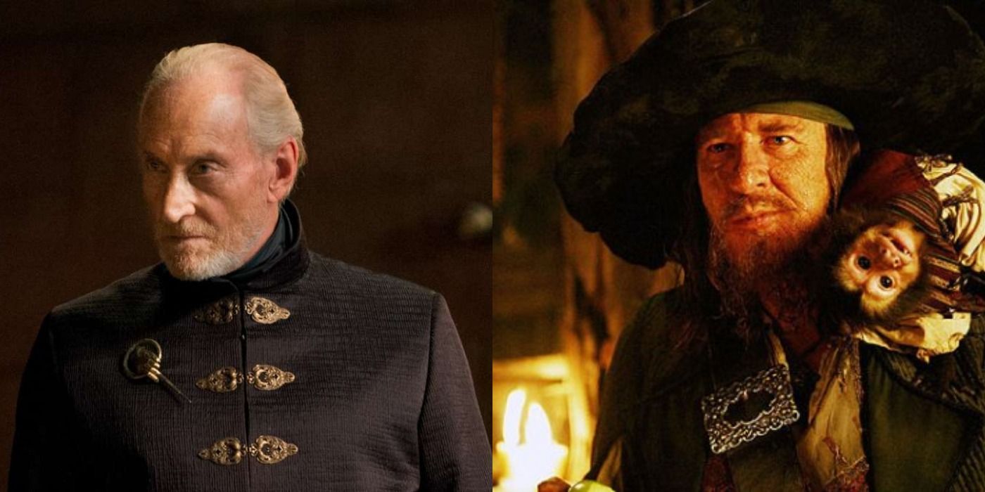 Tywin Lannister from Game Of Thrones and Captain Barbosa from Pirates Of The Caribbean