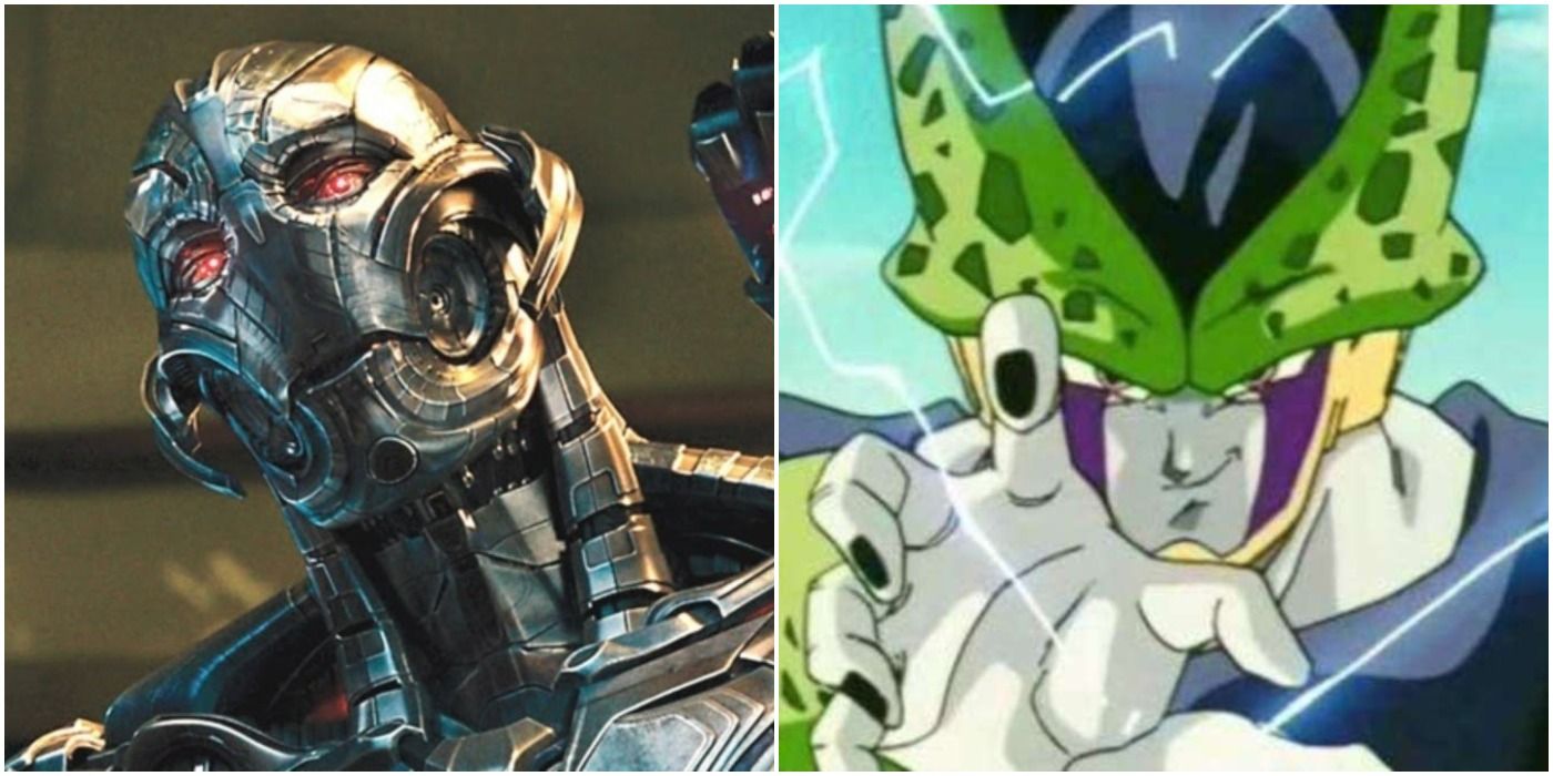 MCU's Ultron and Cell from Dragon Ball Z