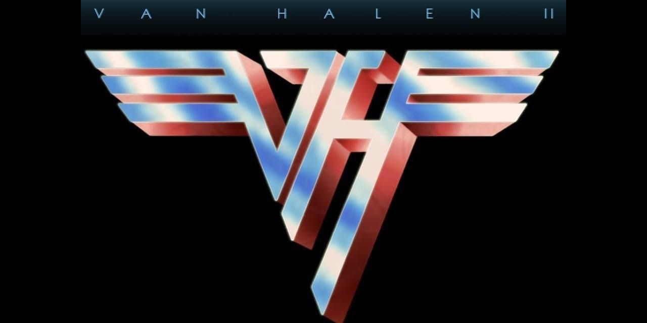 Full screen Van Halen logo - Silver on Black