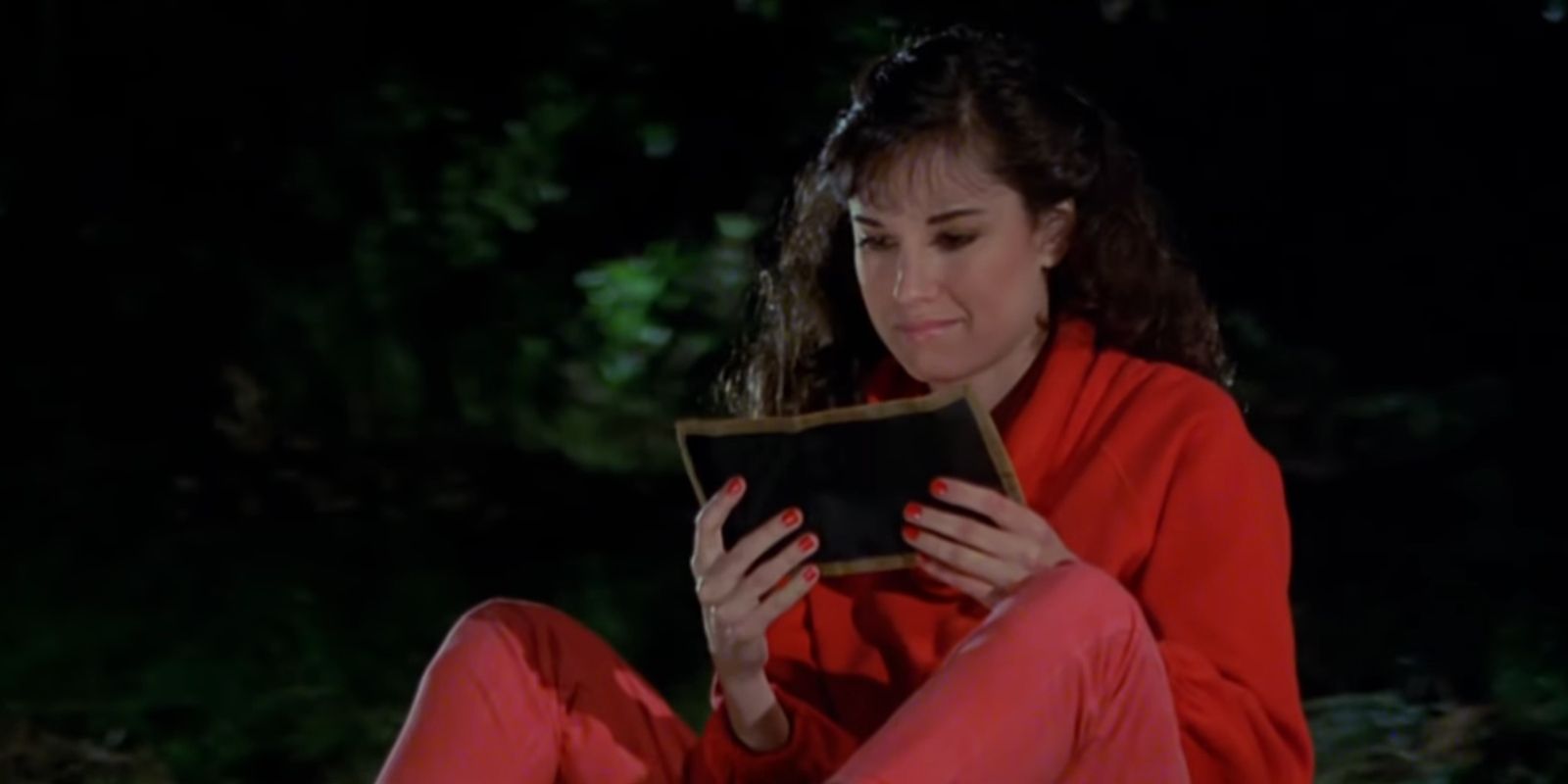 Vera Sanchez Smiling At Shelly's Picture - Friday The 13th Part 3