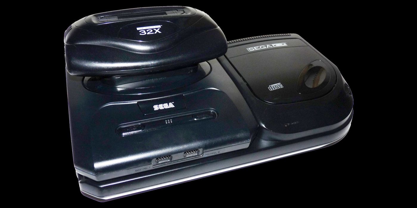 The Sega Genesis with CD and 32X add-ons