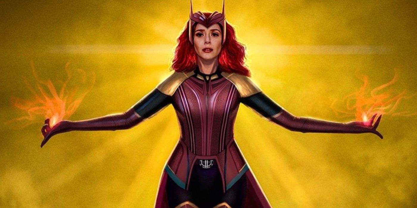 Wandavision Mind Stone Art Imagine Scarlet Witch S Final Mcu Costume Hot Movies News