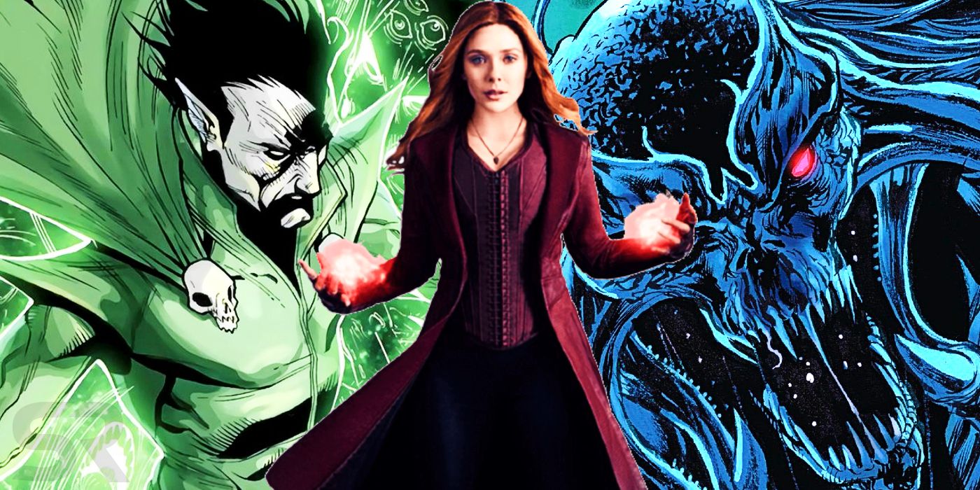 WandaVision Scarlet Witch Nightmare Chthon MCU