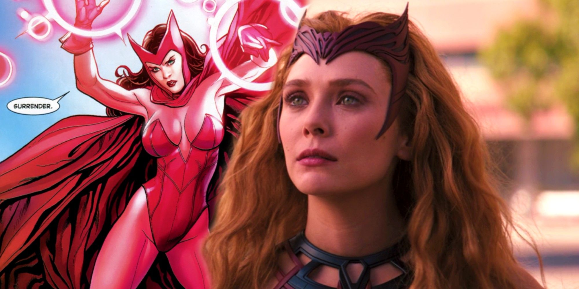 How Scarlet Witch’s MCU Costume Compares To Its Origin In The Comics