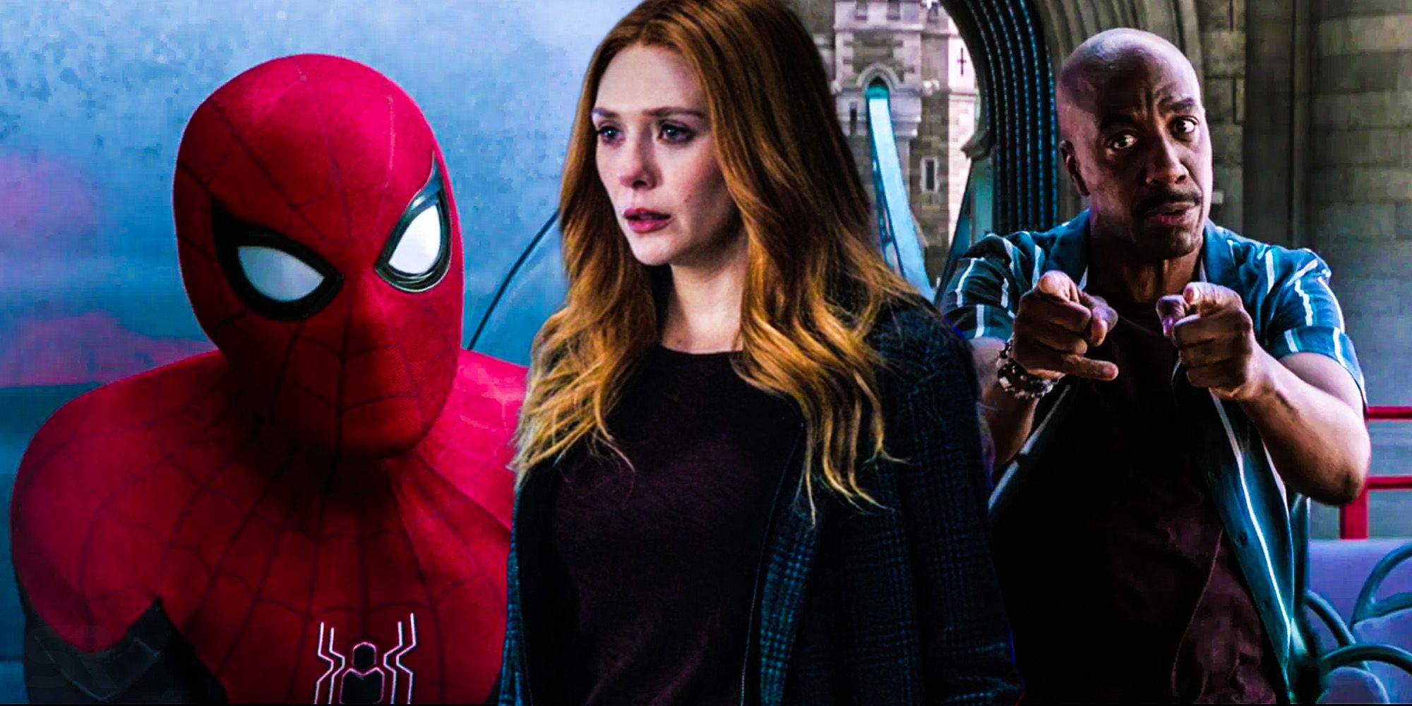 Wandavision Scarlet Witch Spiderman far from home