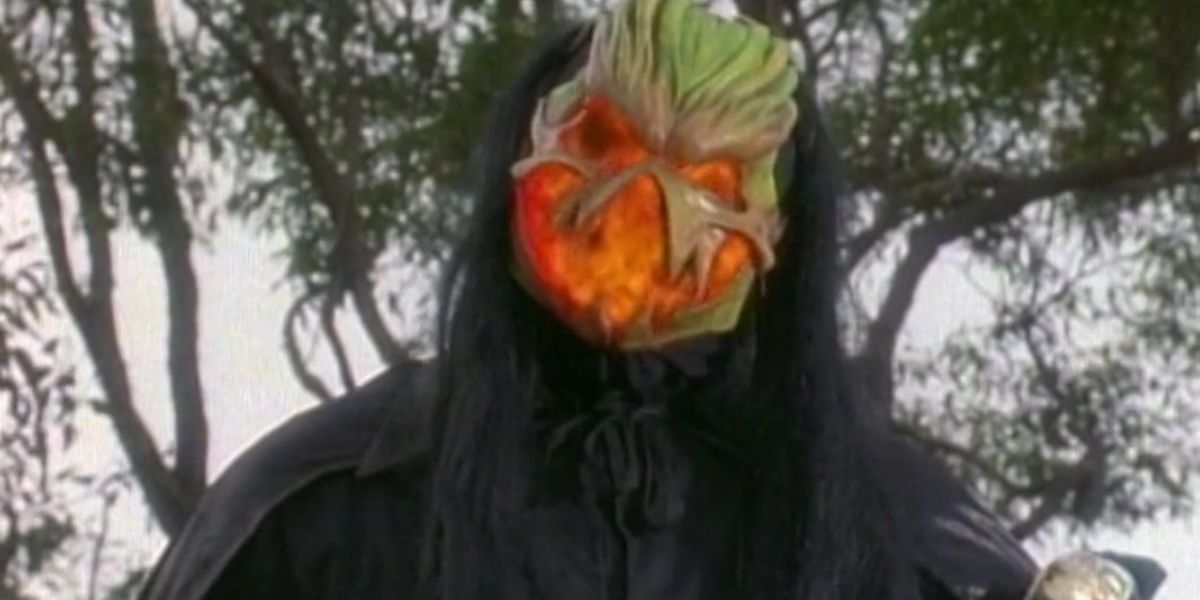 Wizard of Deception in the park in Mighty Morphin