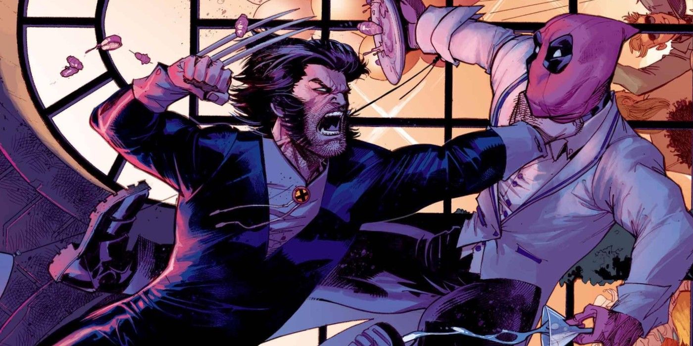 Wolverine Deadpool fight hellfire gala