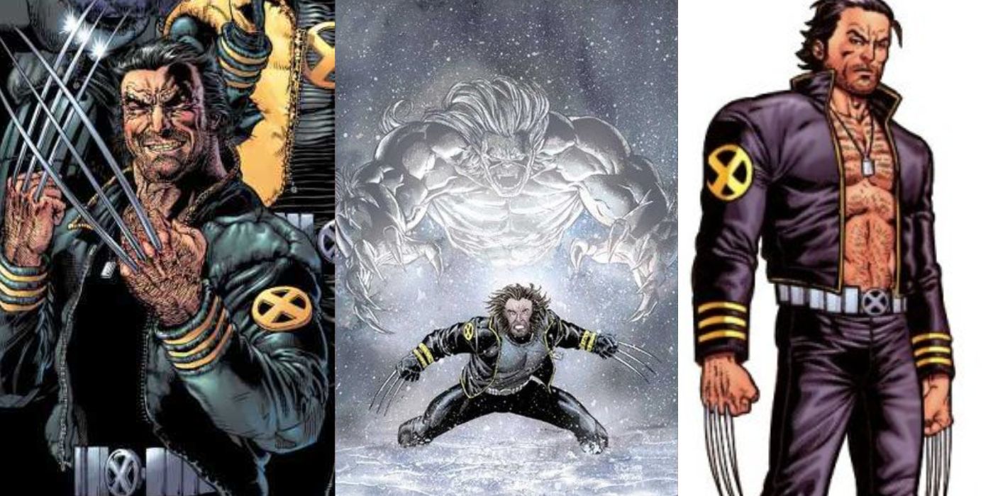 Wolverine ostentando seu X-Jacket em New X-Men e The Uncanny X-Men.