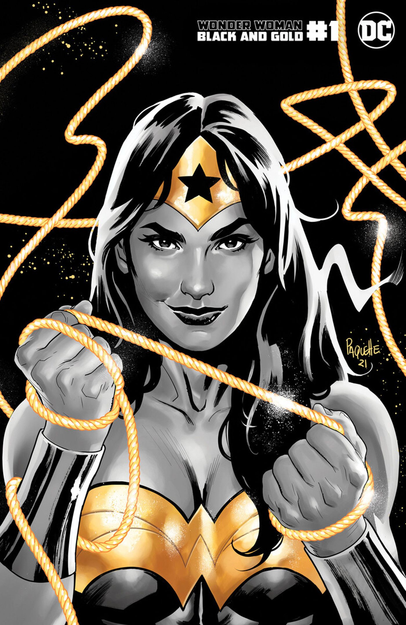 Wonder Woman Black And Gold #1 Yanick Paquette cover