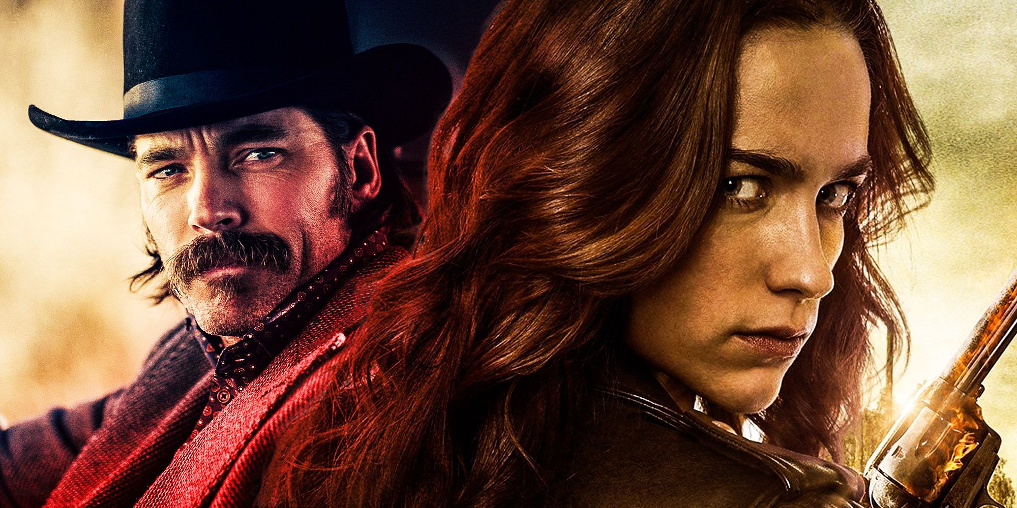 Wynonna Earp and Doc Holliday in a promotional photo.