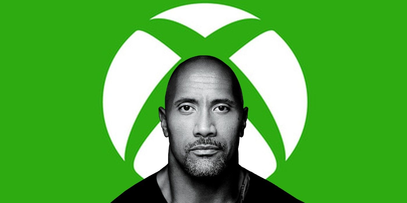 Dwayne the Rock Johnson on Xbox Logo