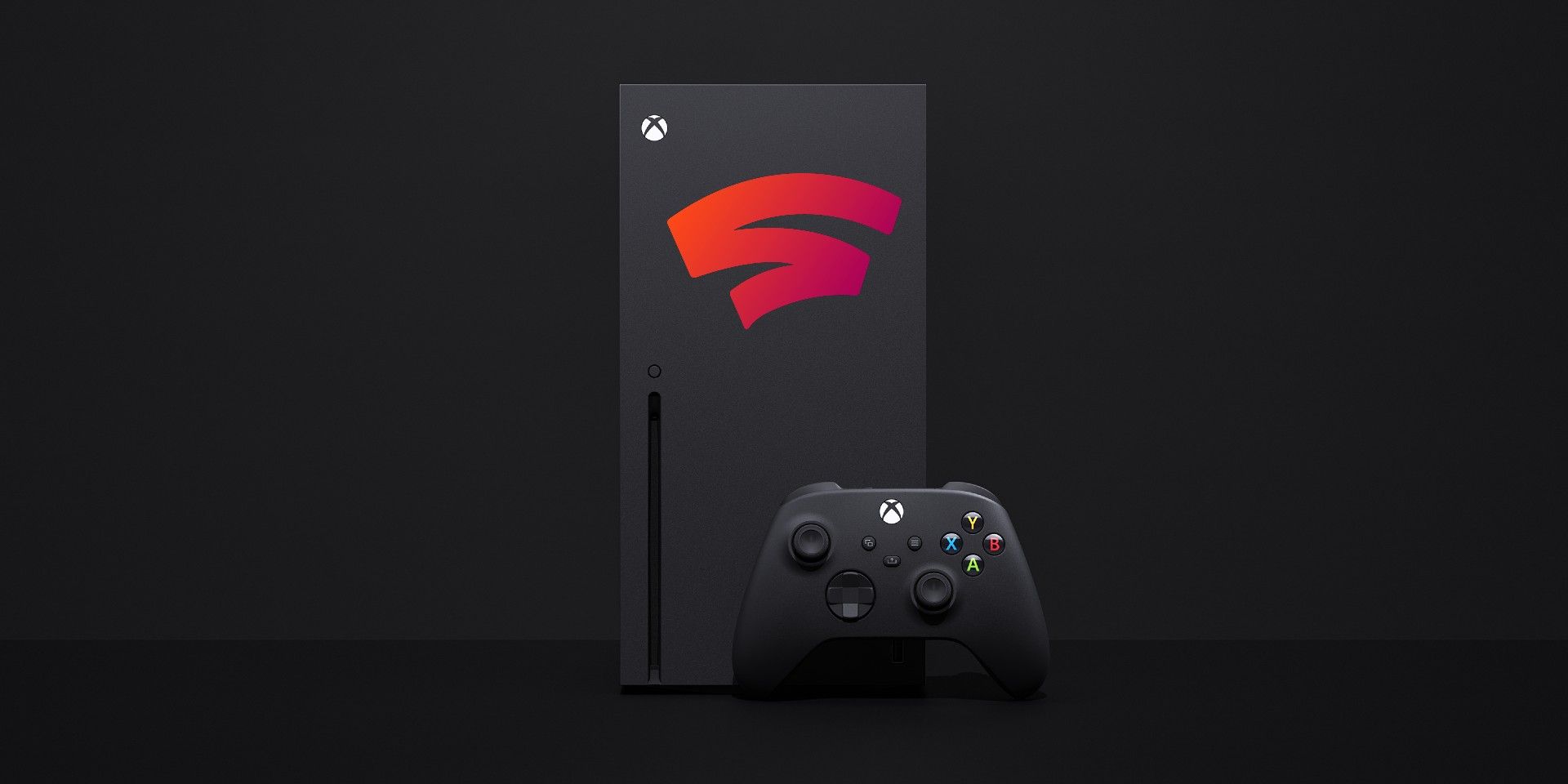 Xbox Series X with Stadia logo