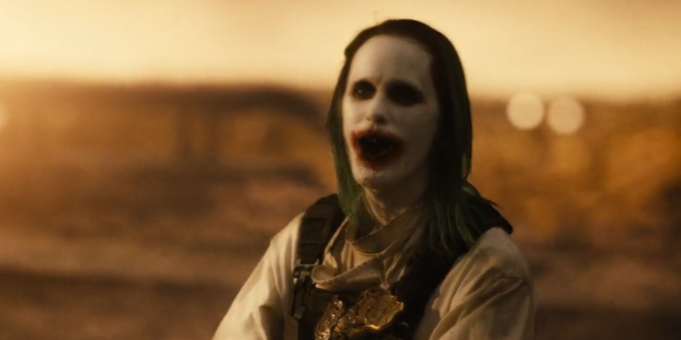 Jared Leto as The Joker in Snyder's Justice League