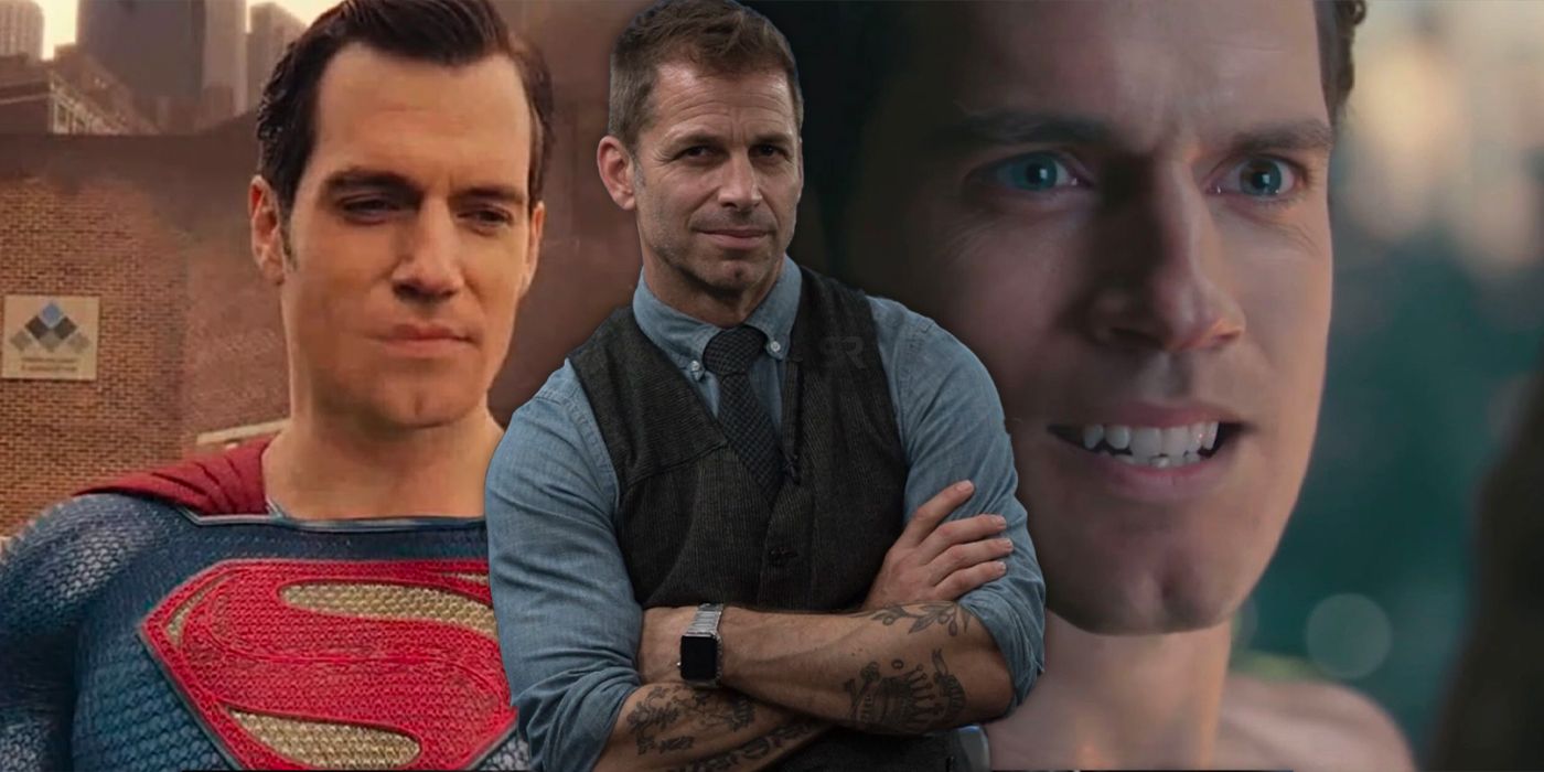 Zack Snyder Justice League Superman Mustache Henry Cavill