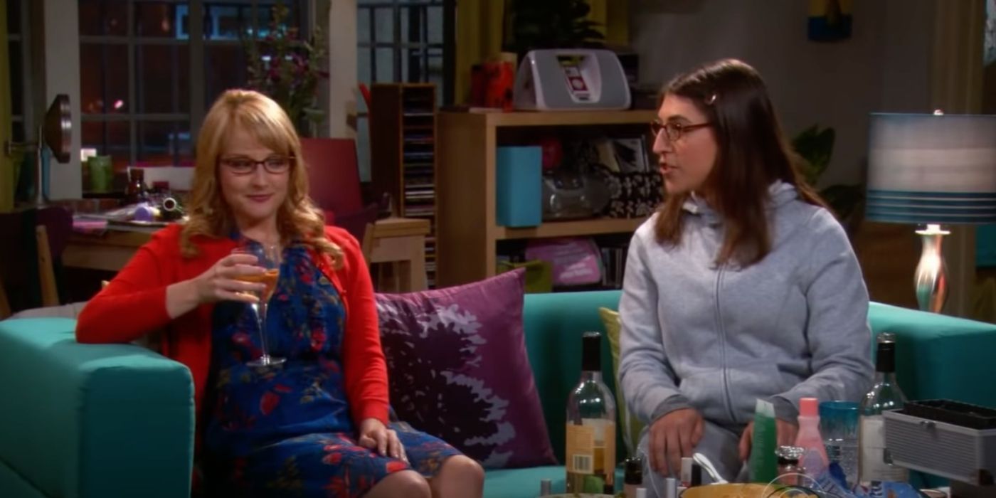 amys first girls night on the big bang theory