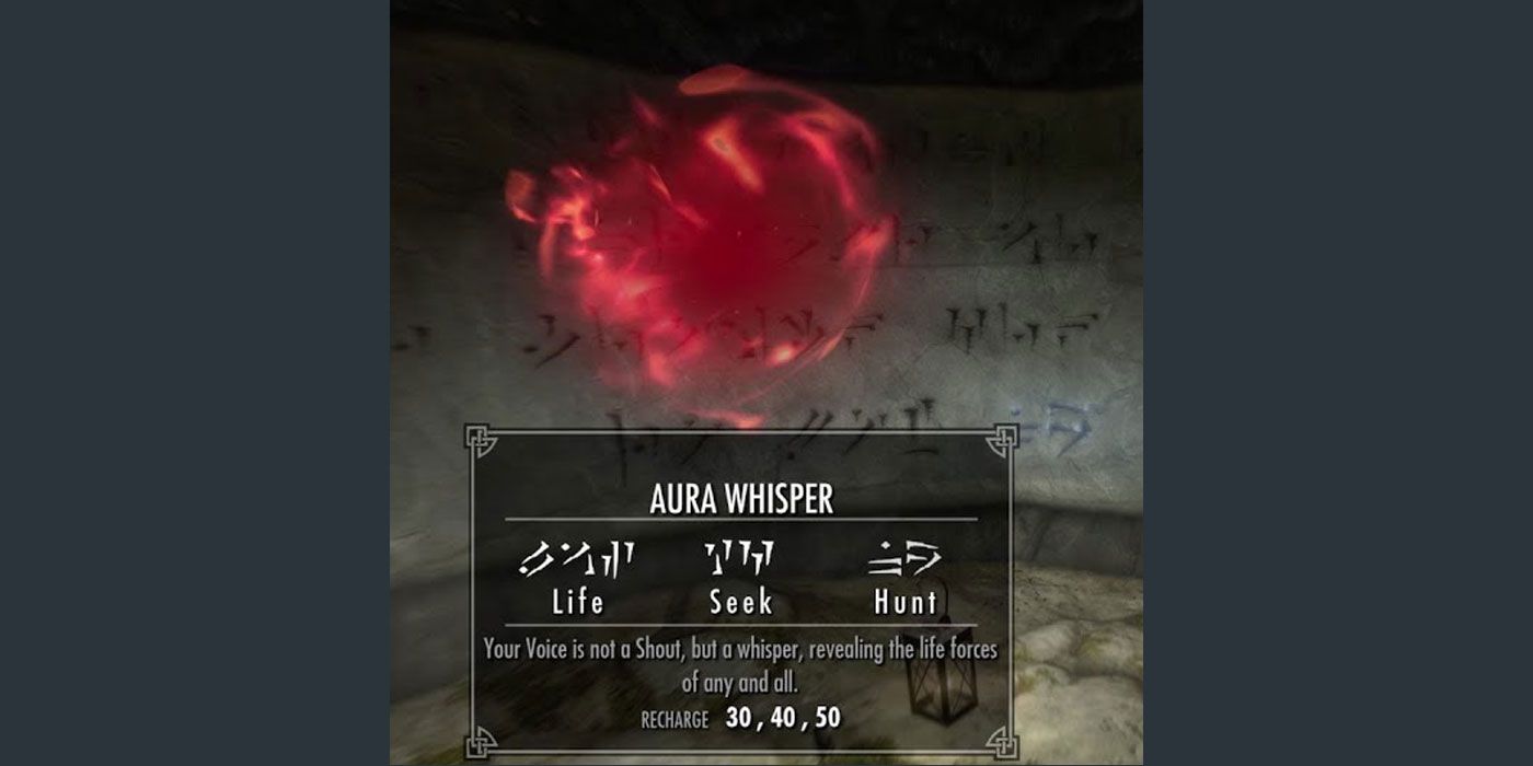 Elder Scrolls: Every Dragonshout In Skyrim, Ranked Worst To Best Aura Whisper
