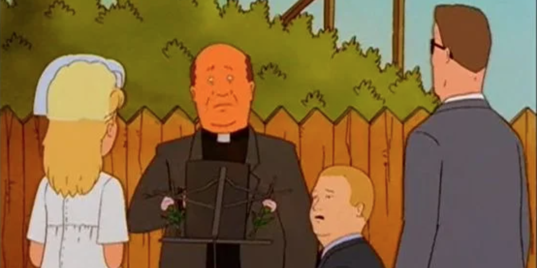 bobby and luanne's wedding in King of the Hill