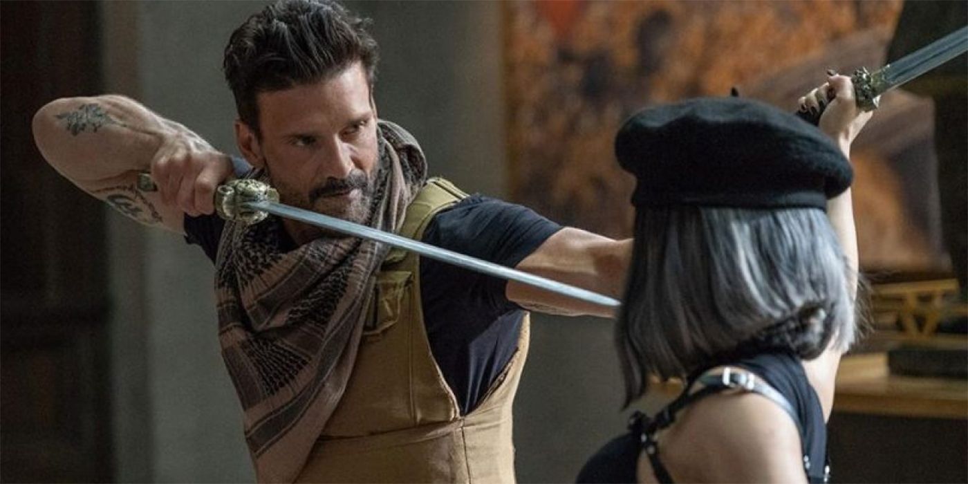 Grillo’s character faces the final boss in Boss Level