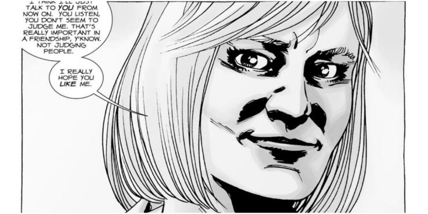 Carol in Walking Dead comics.