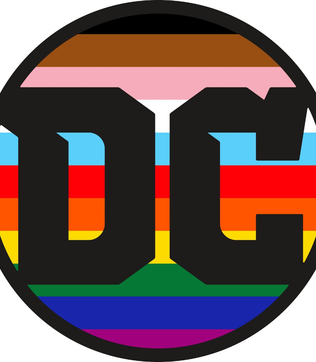 dc pride logo vertical