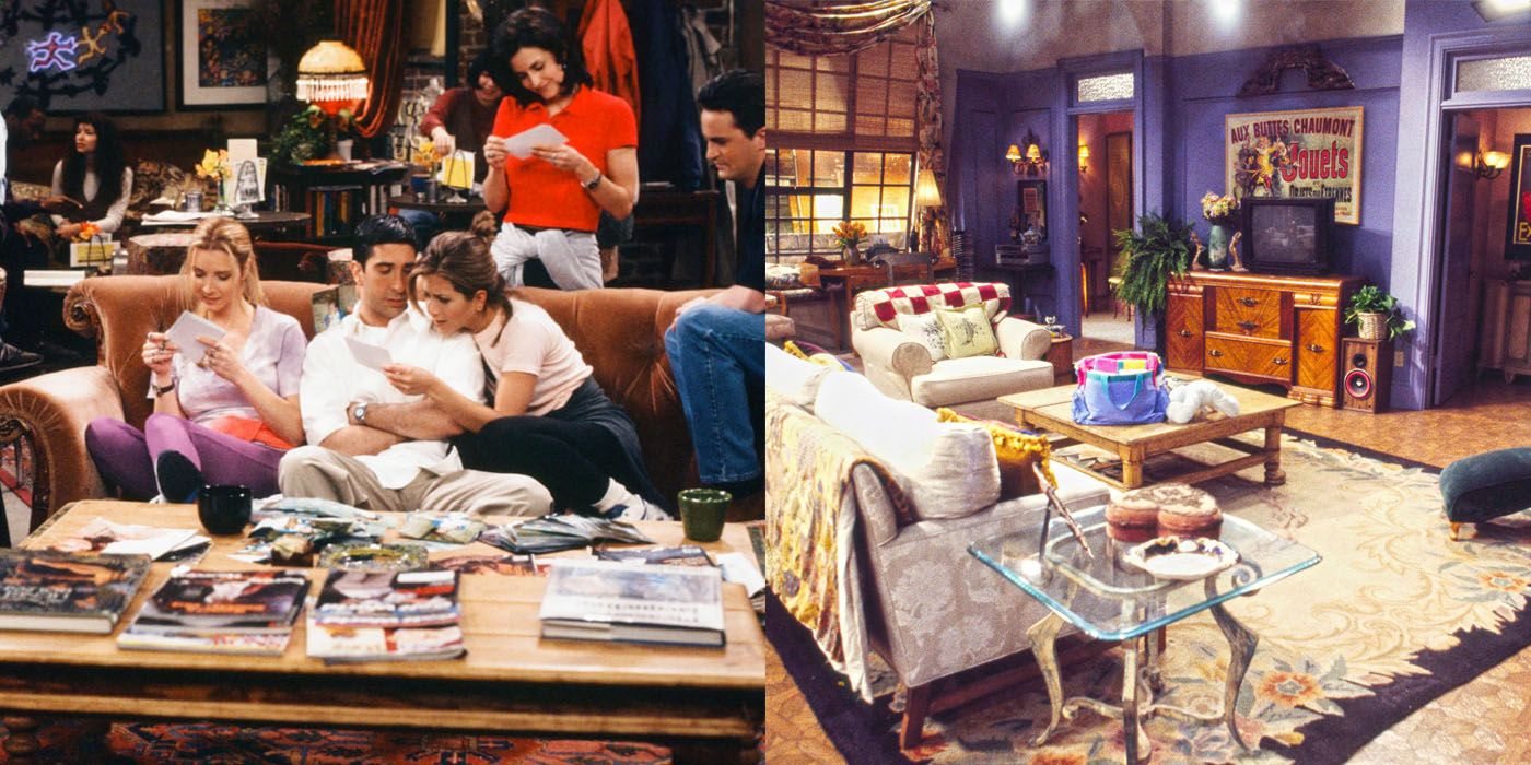 Central perk and Monica's apartment