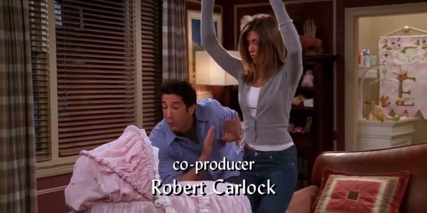 Ross and Rachel sing to baby Emma.