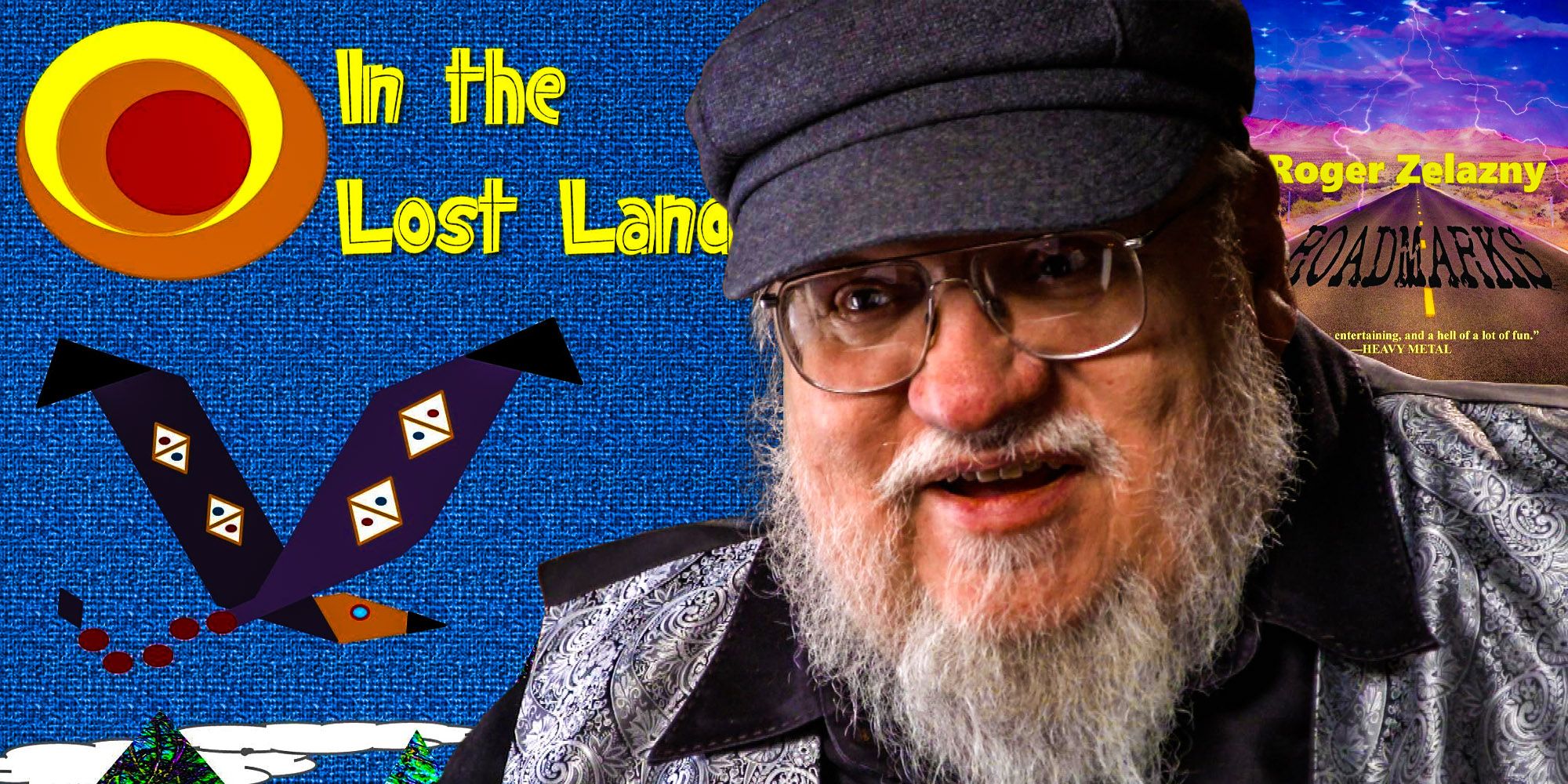 george R R Martin in the lost lands roadmarks