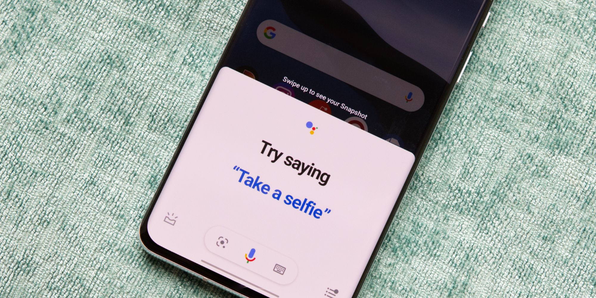 Google Assistant being used on an Android phone