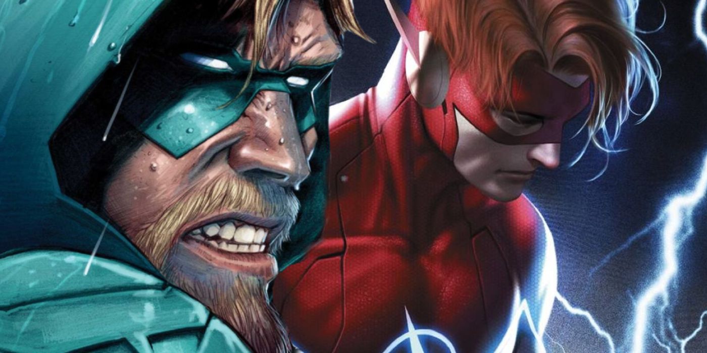 green arrow and wally west flash