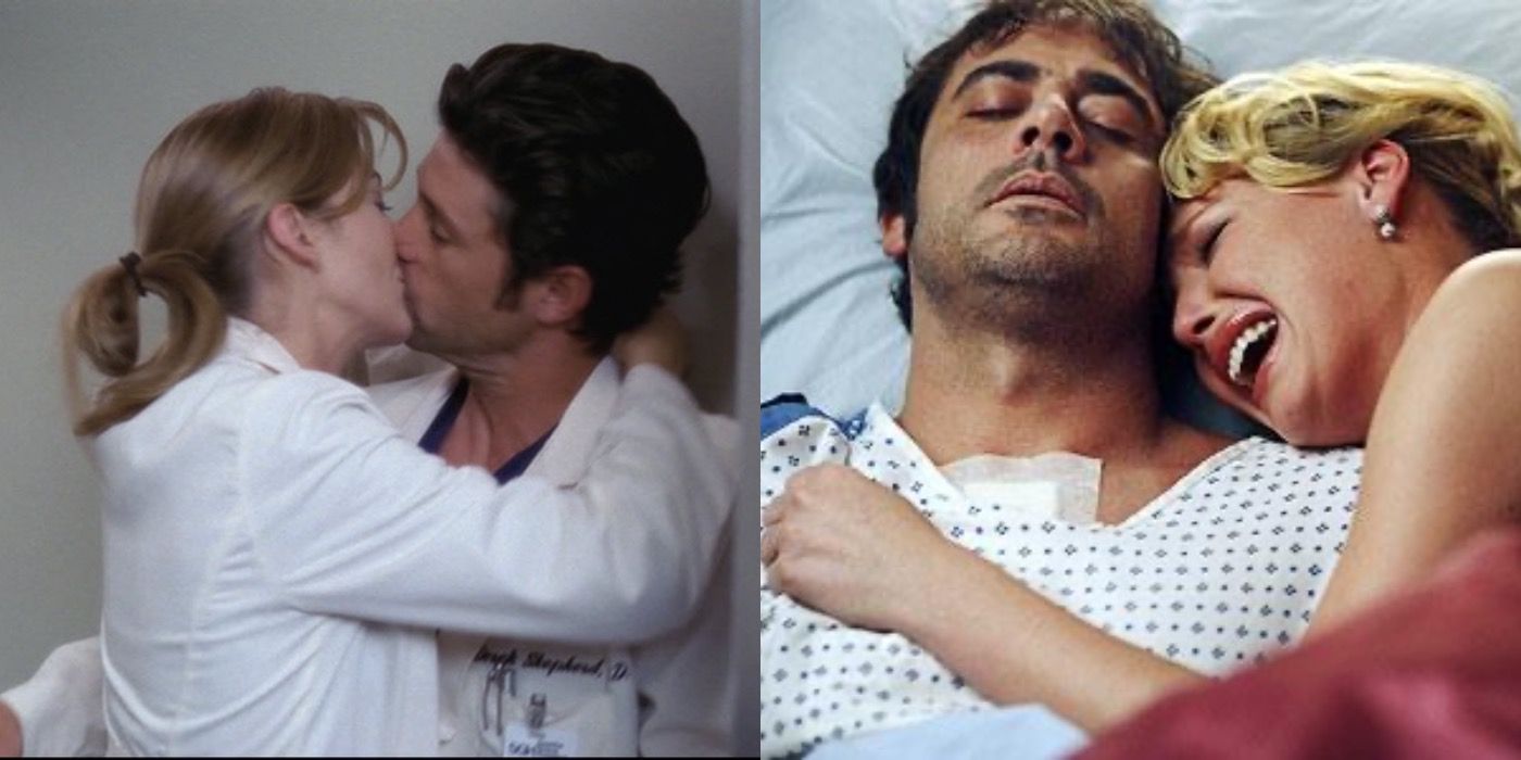 Romantic relationships among the employees on Grey&rsquo;s Anatomy.